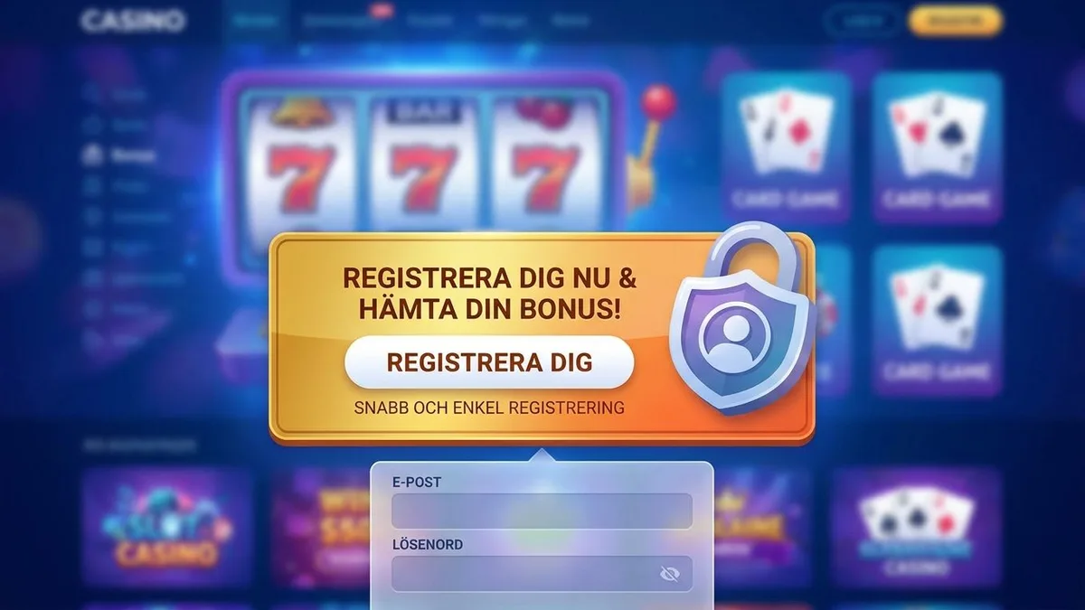 Registrera dig med bonus